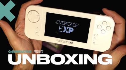 Evercade EXP - Gamereactor Unboxing mais jogabilidade direta e fora da tela